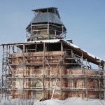 Церковь Илии Пророка в селе Прусы Коломенского района Московской области. 20 января 2012 года